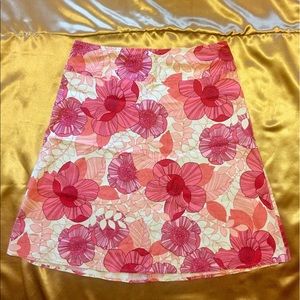 Byer Wear Brand Pink Floral Knee-length Skirt